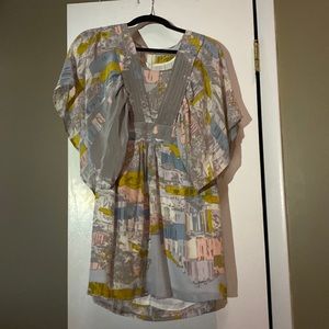 Twinkle by Wenlin dress. Pastel print size 8